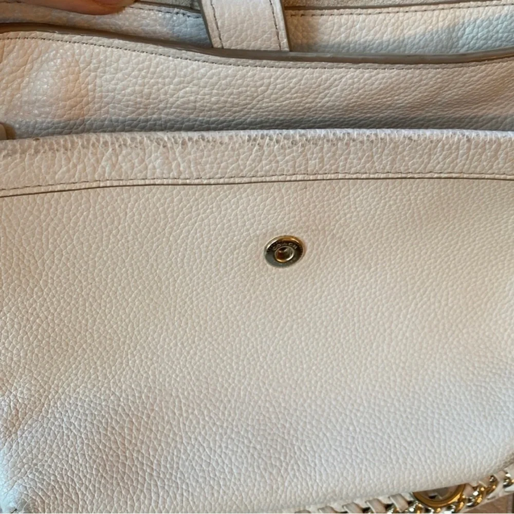 Coach White Leather Dakota Crossbody Bag